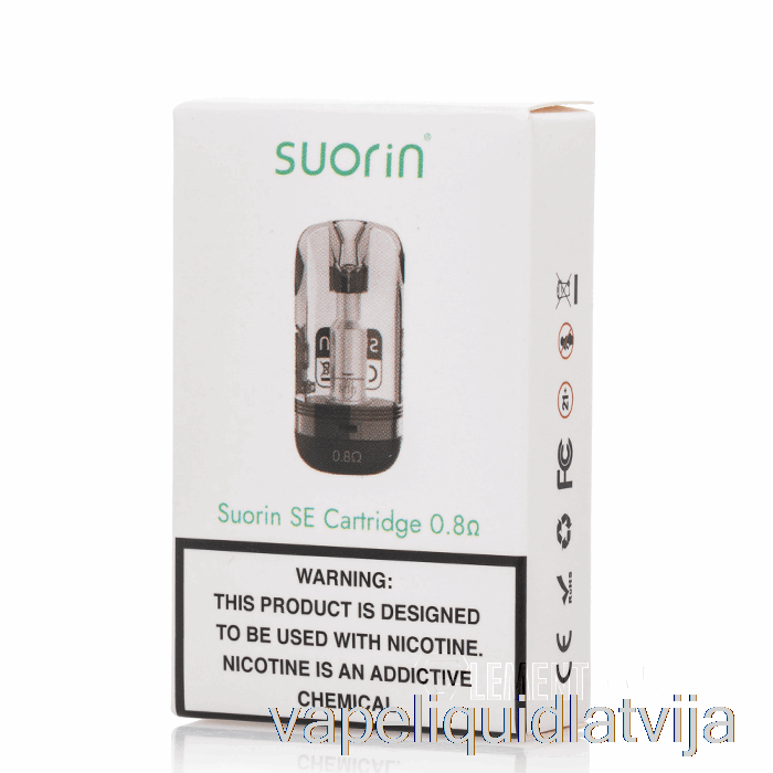 Suorin Se Nomaiņa Pods 0.8ohm Pods Vape šķidrums